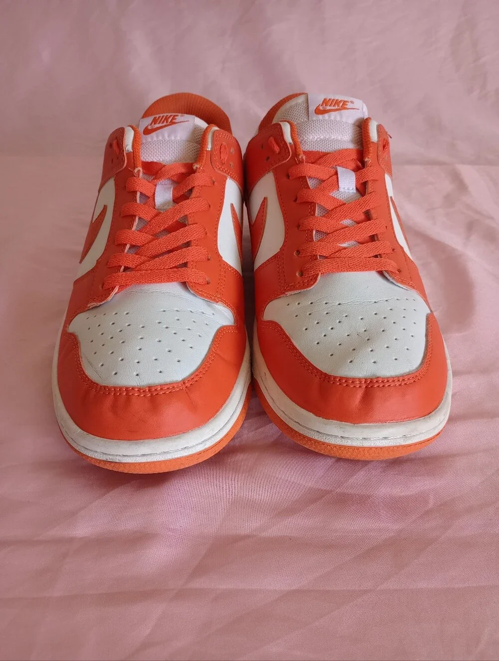 Size 12 - Men’s Nike Dunk Low Syracuse Orange White CU1726-101 Sneaker